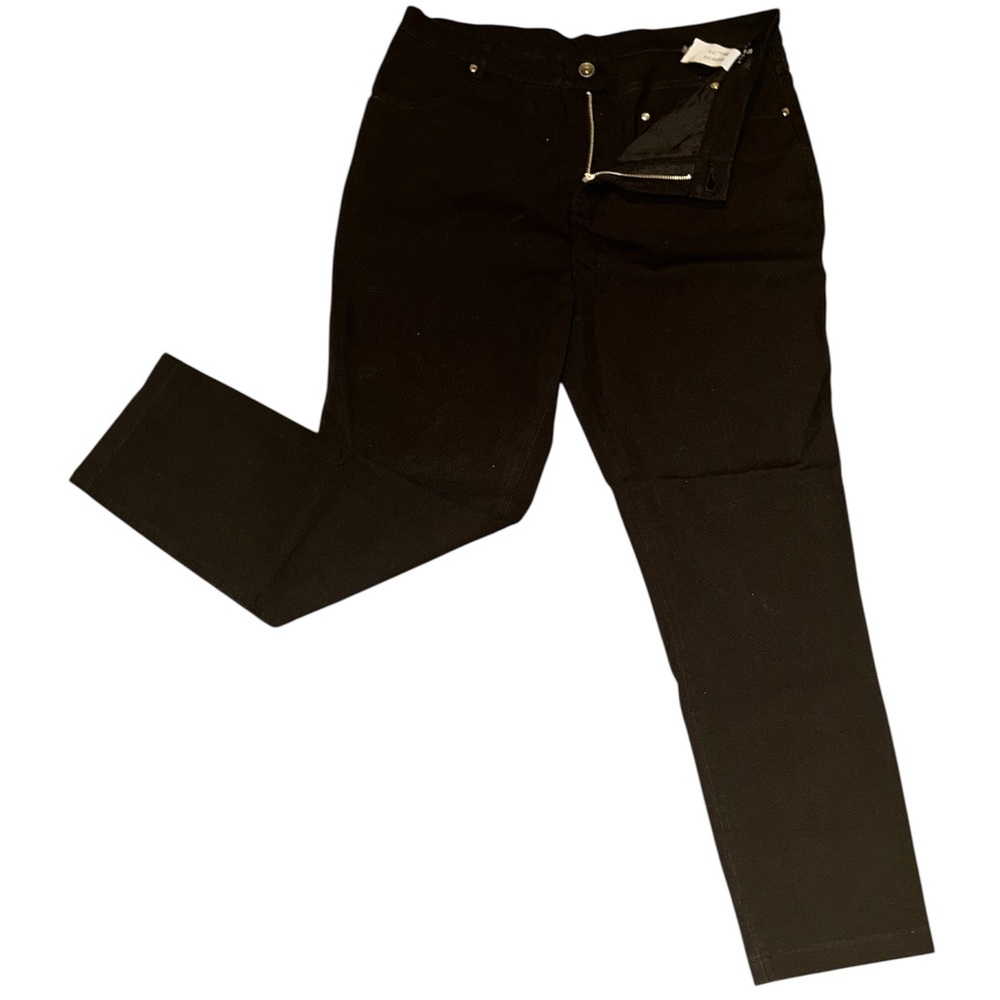 MARBLE Straight Leg Classic Black Women's Pants